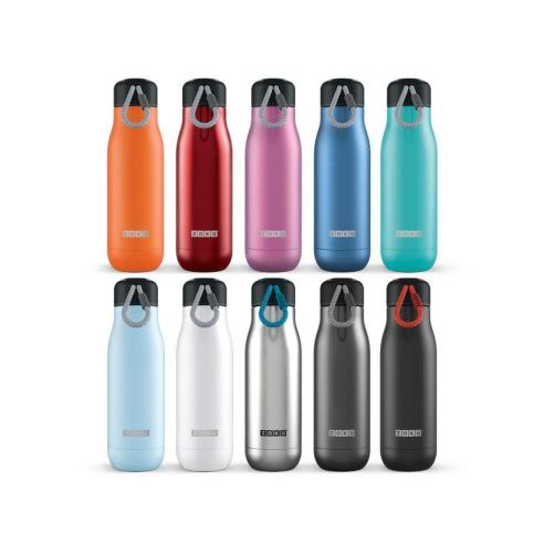 Thermos termico Zoku - Bottiglia termica in Acciaio Inox 18/8 Bianca