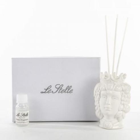 Bomboniera Le Stelle - Profumatore in Porcellana Testa di Moro Donna