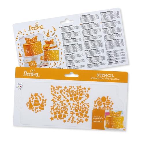 Fascia Decorativa Decora - Stencil per Torte Party 25 Cm