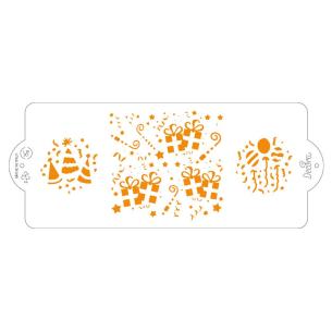 Fascia Decorativa Decora - Stencil per Torte Party 25 Cm 2