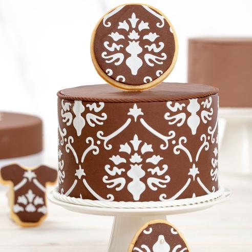 Fascia decorativa Decora - Stencil per Torte Party 30 Cm