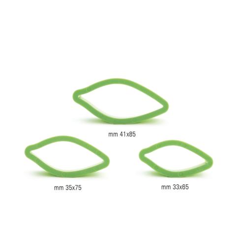 Tagliabiscotti Decora - Kit 3 Tagliapasta Foglia Lunga