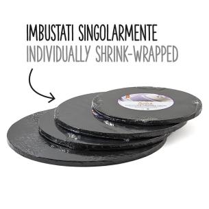 Decora - Sottotorta Rigido Tondo Nero 35 cm 2