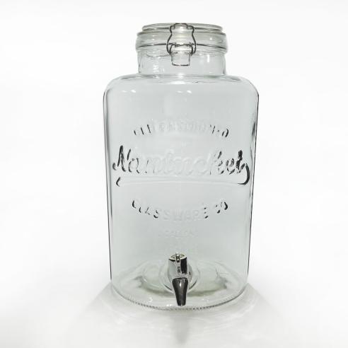 Distributore Barattolo Dispenser Bevande con Rubinetto 8 Litri