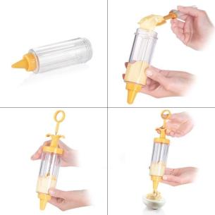 Tescoma - Siringa per Dolci con 8 Beccucci Linea Delicia 2